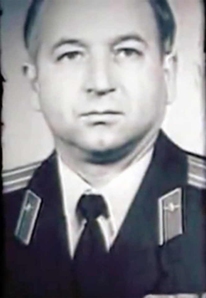 Skripal pictured in uniform during his 