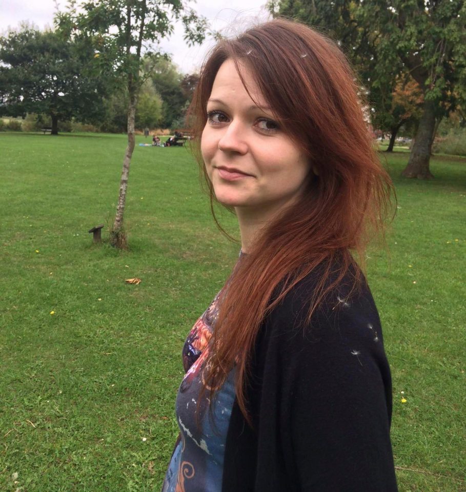  Yulia Skripal is currently in a coma following Sunday's attack