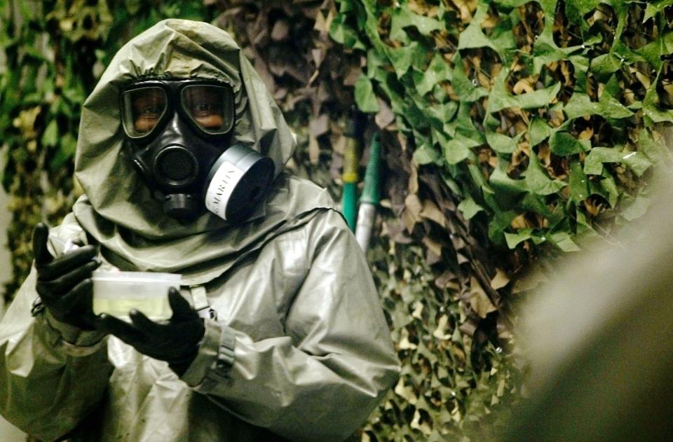  Lethal nerve agents work by attacking the nervous system of the human body