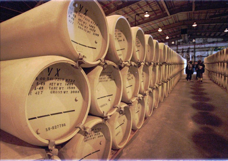  The nerve agent VX is one of the deadliest chemicals on the planet