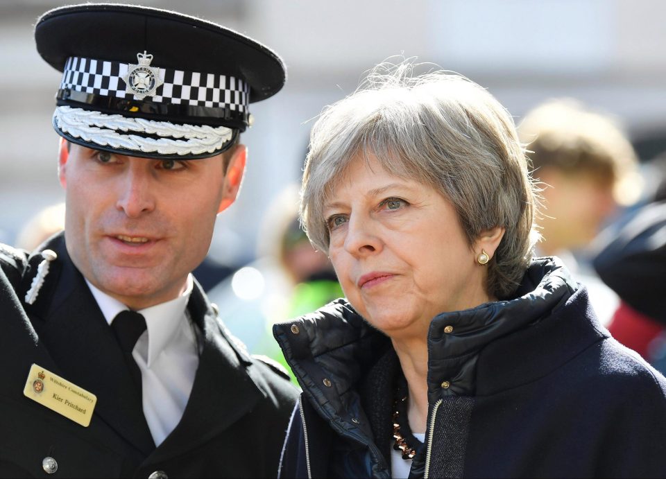 Theresa May has joined Western leaders to point fingers at Russia over the attack