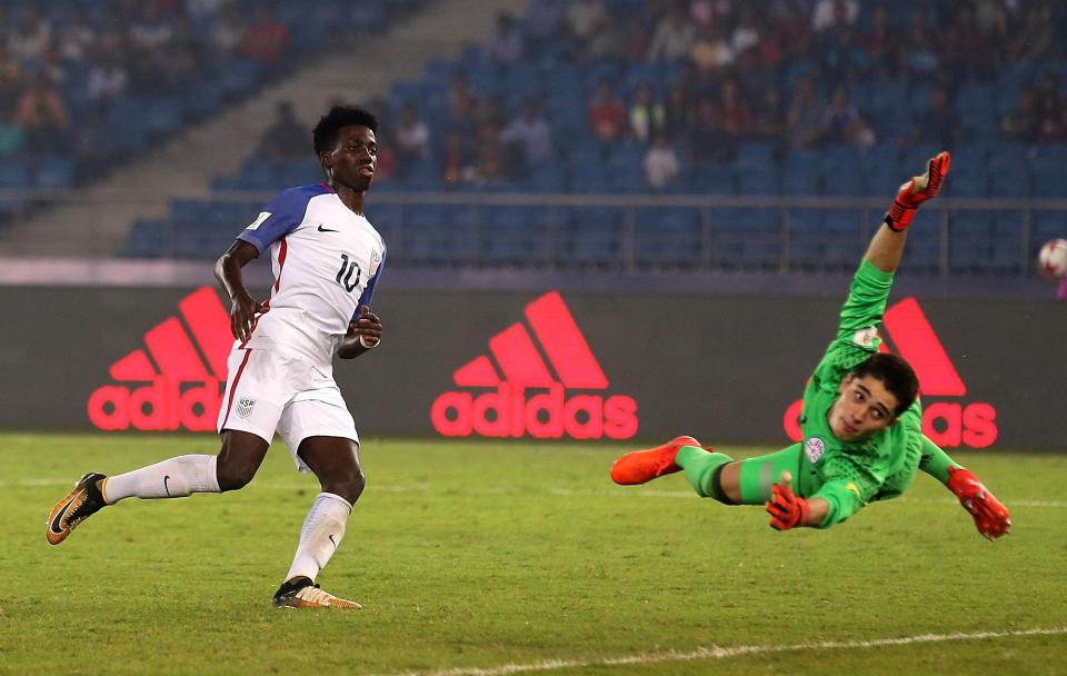 US-born Timothy Weah could play for his nation against Paraguay on March 27