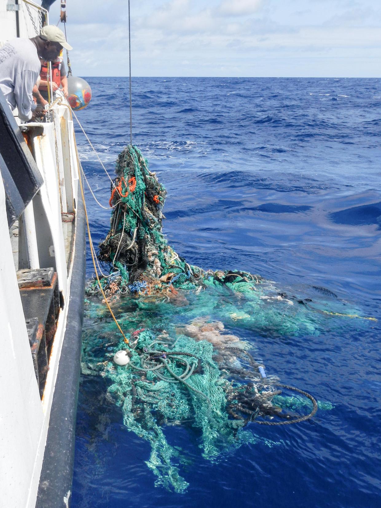 Almost half of the plastic in the ocean is discarded fishing gear