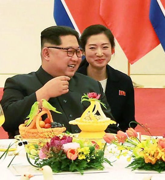  Kim Jong-Un is said to have enjoyed thousands of pounds worth of food at a lavish state visit to China