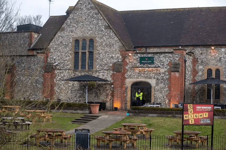 Skripal and his daughter had a drink at The Mill before moving on to Zizzi