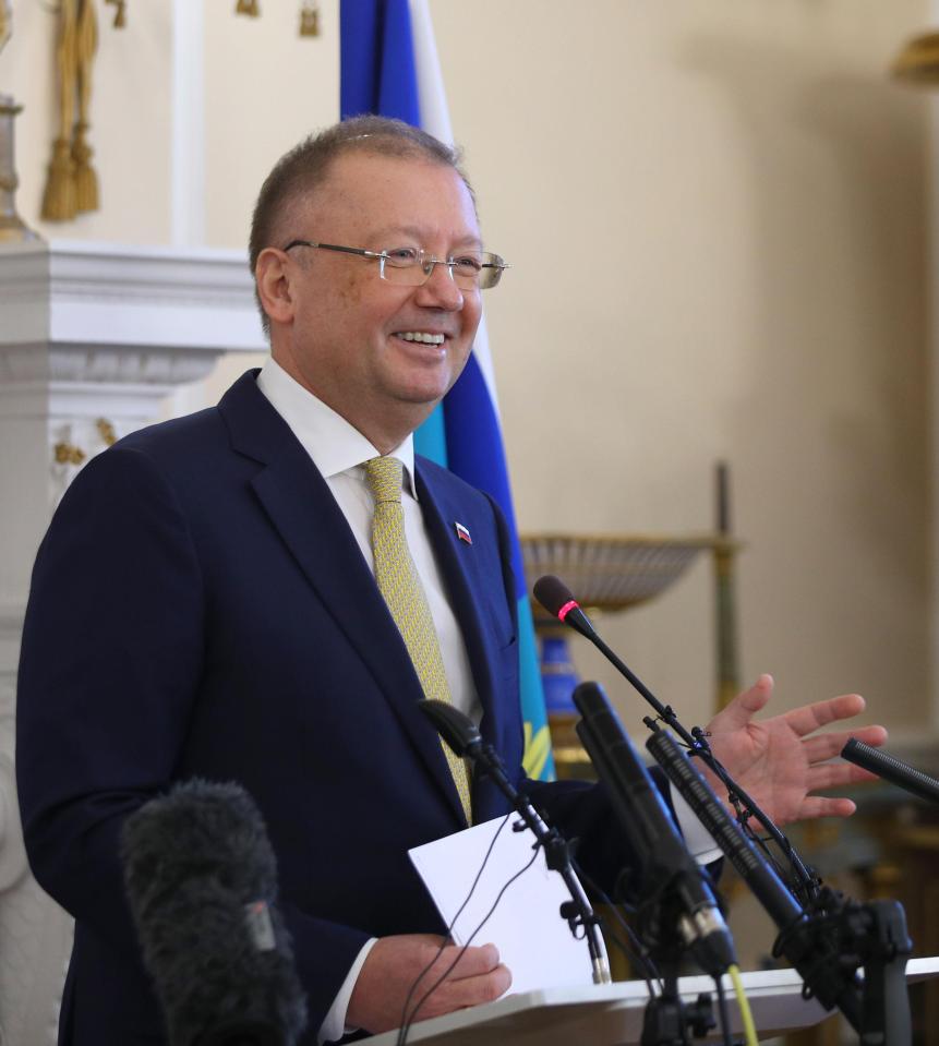  He also tried not to smile as he said that the Russians were not taking the whole thing as a jok