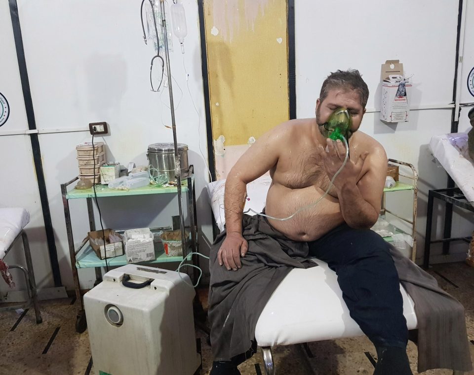  Patients could be seen gasping for air after the horrific incident