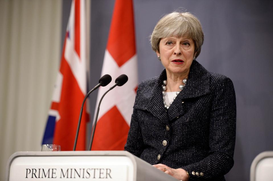  Theresa May blasted Putin and Assad over the chemical attack on Douma