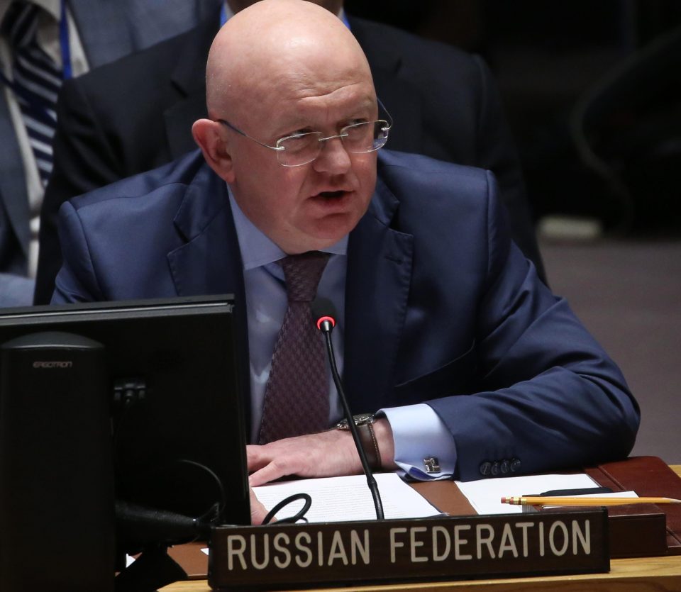 Vasily Nebenzya, Ambassador of the Russian Federation to the United Nations, dismissed the incident as 'fake news'