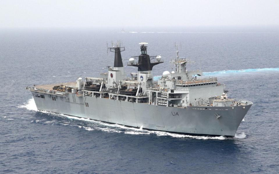  HMS Albion which will be the third navy warship deployed to the Asia-Pacific