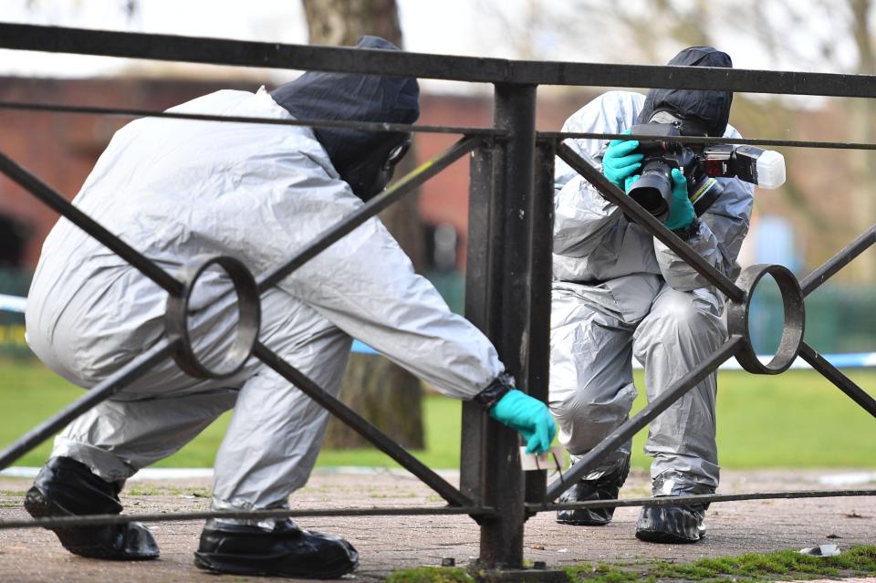  Large swathes of Salisbury have been carefully tested for the nerve agent