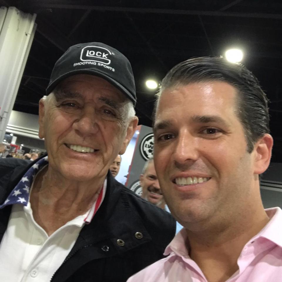  The well-known actor pictured with Donald Trump Jr