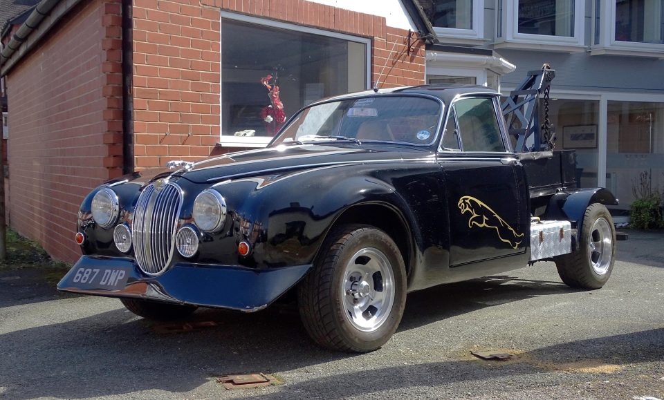  An unusual converted Jaguar has emerged for sale