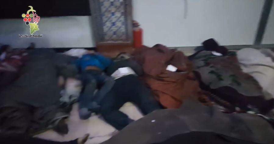  About 70 people in the town of Douma were reportedly killed in the attack