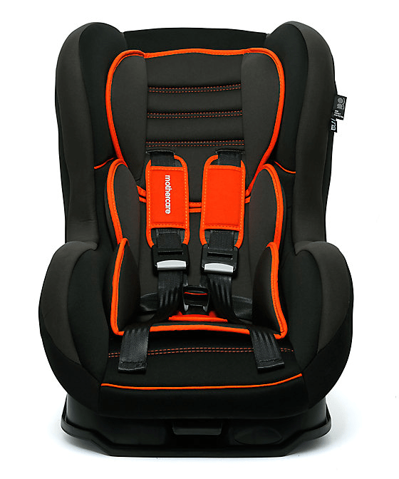  Mothercare sports car seat come with orange or blue lining