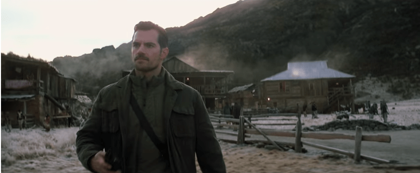 Henry Cavill plays the baddie in the new film 