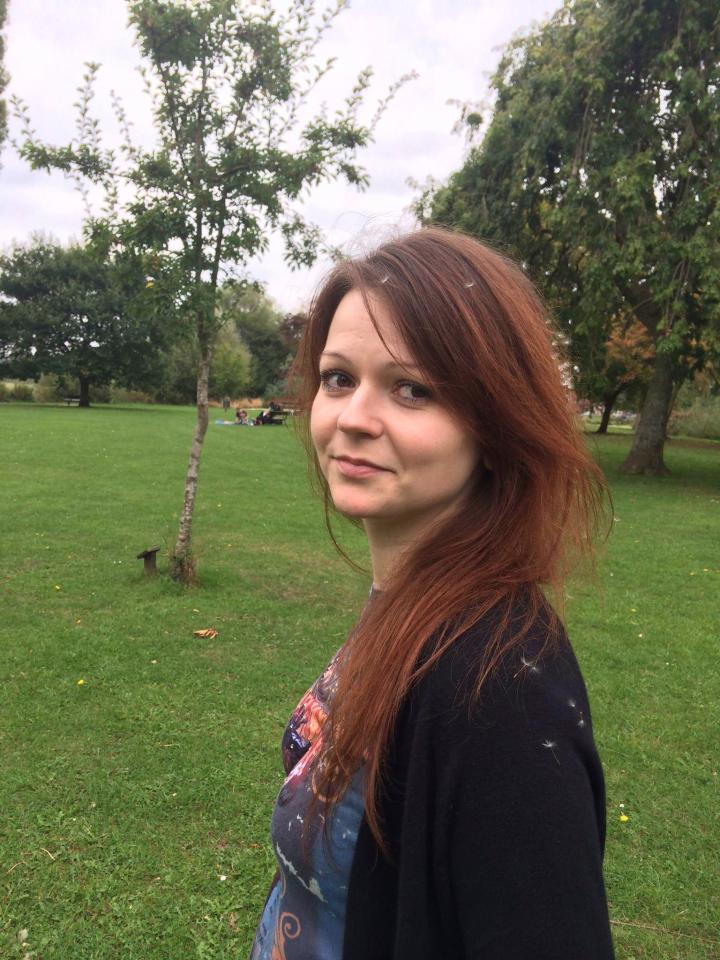  Yulia Skripal, 33, was released from hospital last month after surviving her exposure to the deadly nerve agent