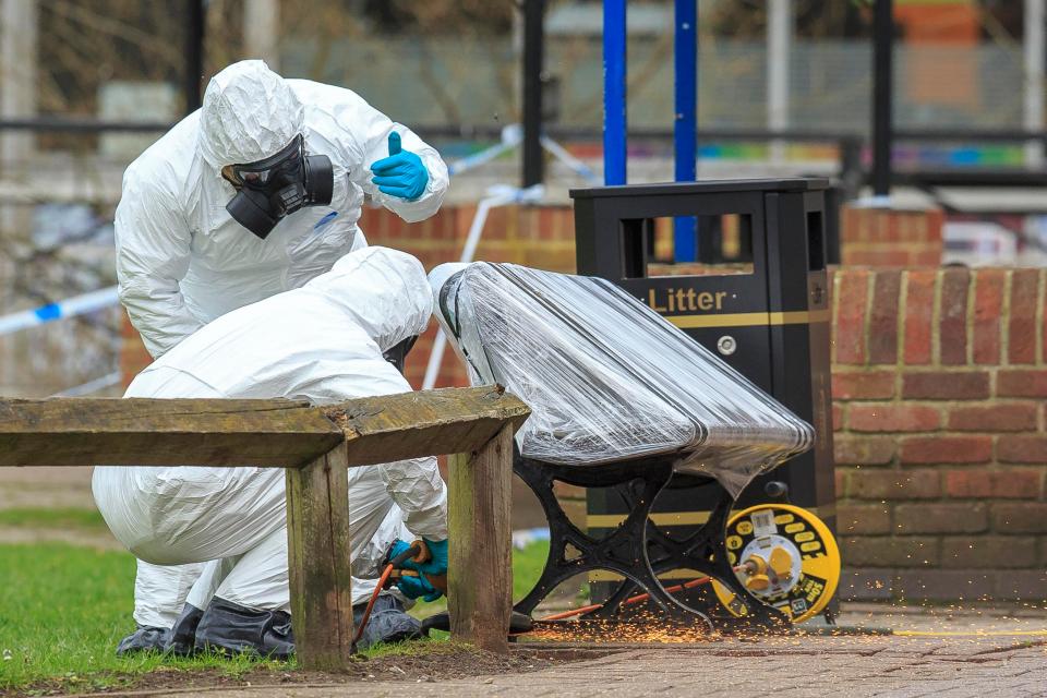  Yulia and Sergei were found slumped over a bench in Salisbury on March 4