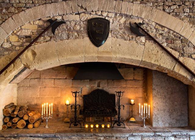  We can just imagine Henry VIII warming his feet on this fireplace