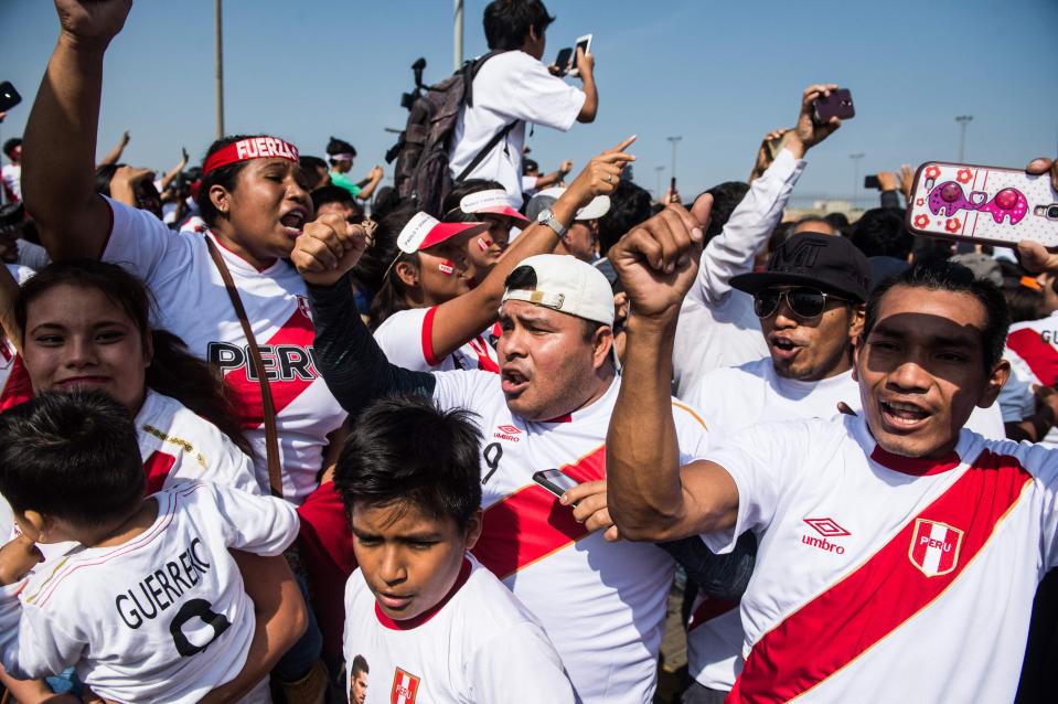  There were wild celebrations when Peru qualified and Panini stickers have been in high demand