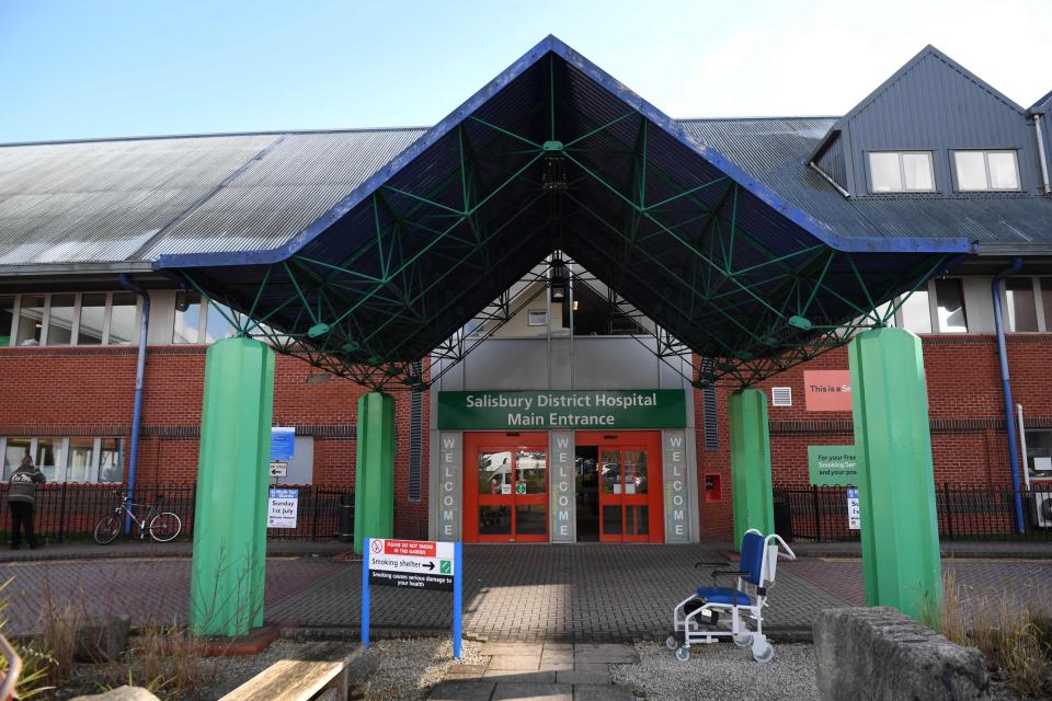 Salisbury District Hospital, where the Skripals were taken and treated