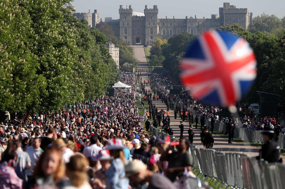 Thousands of people are in Windsor today