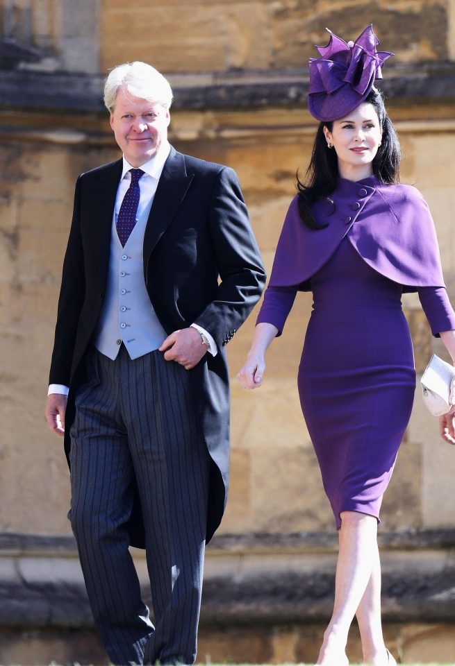 The brother of Diana, Earl Spencer arrives among the throng of guests