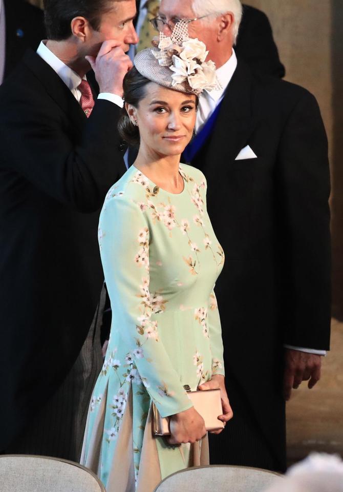 Pregnant Pippa Middleton looked gorgeous in green