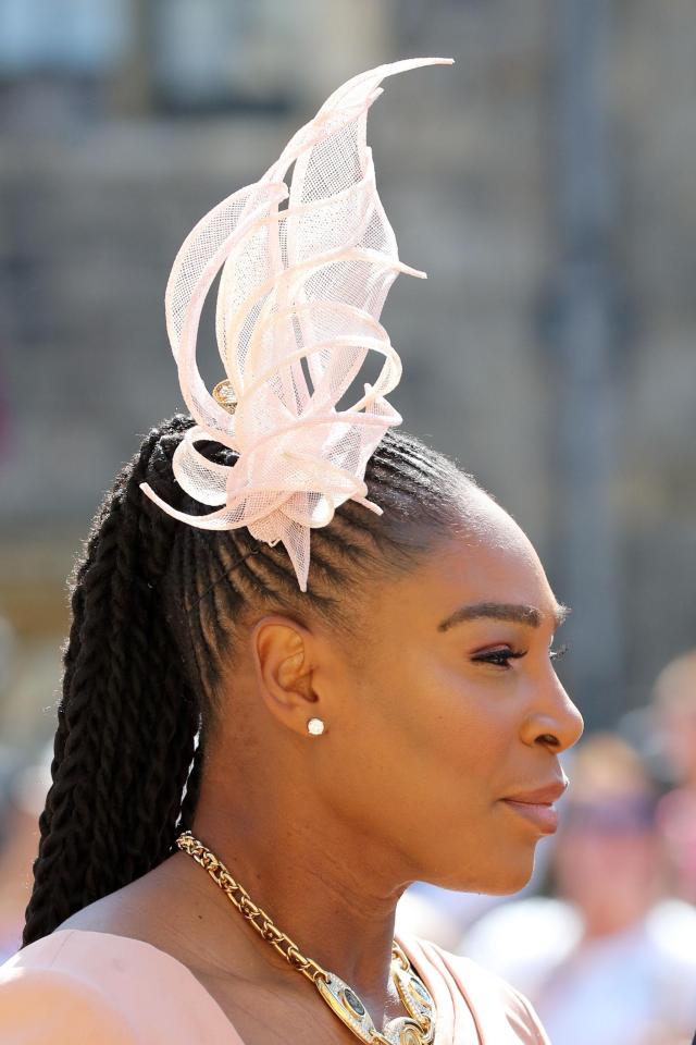 Tennis champ Serena Williams wore an impressive head piece