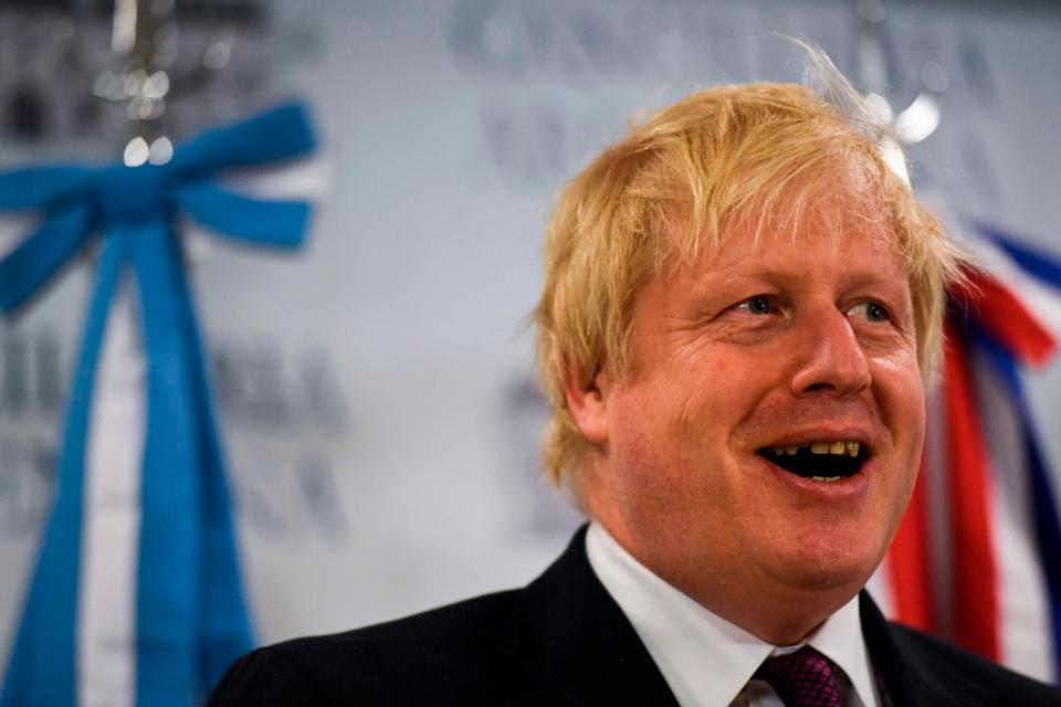  Mr Johnson spoke about Theresa May in a far more complementary tone