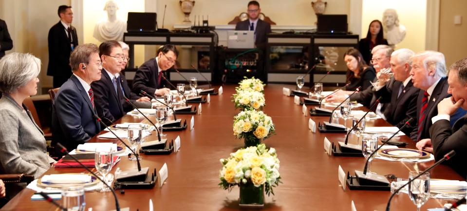  Moon and Trump agreed to closely work together to hold the US-North Korea summit on June 12