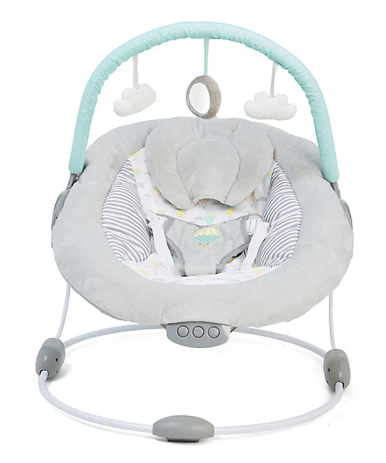  The chair has a setting that sends gentle sounds and vibrations around it to calm and comfort your baby