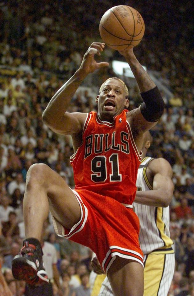  Rebound king Rodman was one of the NBA's biggest stars in the 1990s