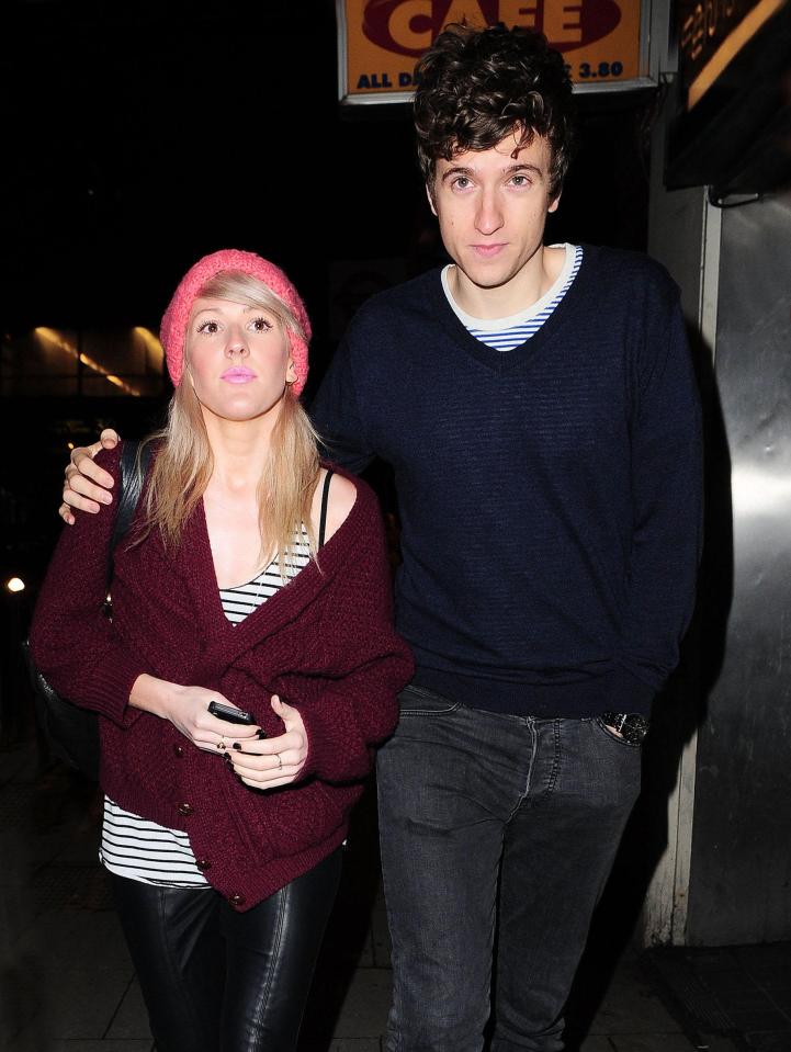 Greg pictured with his ex, singer Ellie Goulding