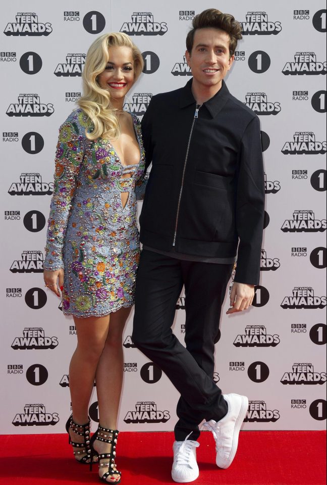 One the UKs most connected celebrities, Nick pictured with Rita Ora