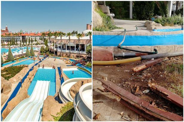  The Thomas Cook advert of the four-star resort in Turkey looks very different to the reality