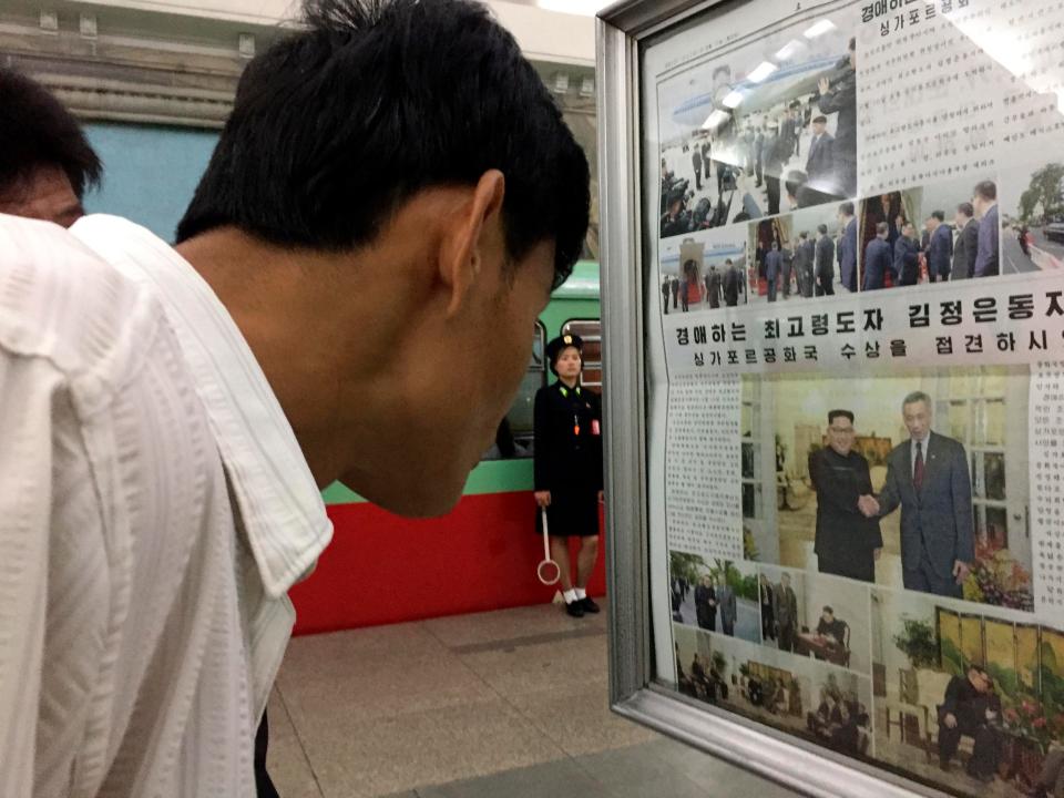North Koreans are only just finding out about the Singapore summit today 