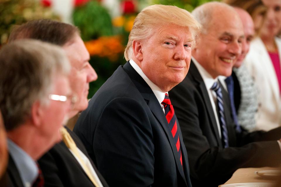  Donald Trump is meeting Kim Jong-un for the first time at a highly charged summit in North Korea