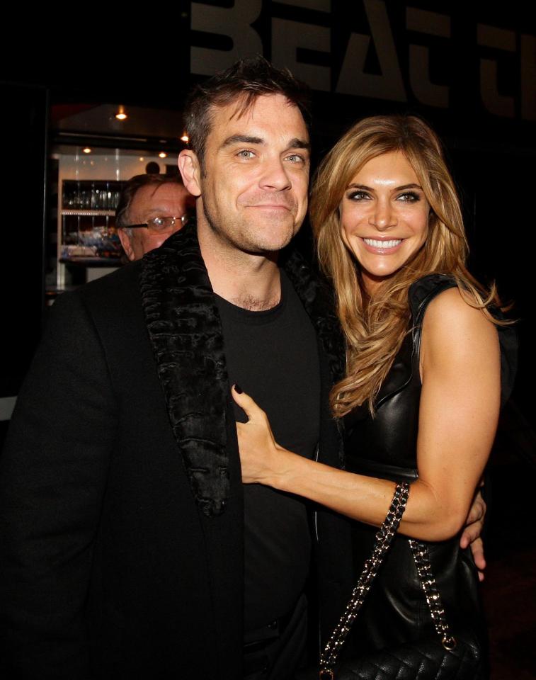  Robbie Williams and wife Ayda Field are pals with X Factor boss Simon Cowell and partner Lauren, said Sinitta