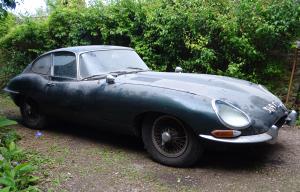 The long-forgotten Jaguar is estimated to sell for around £35,000