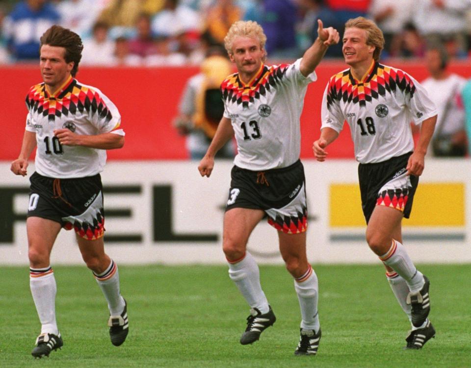 Klinsmann played in three World Cups and lifted the trophy in 1990