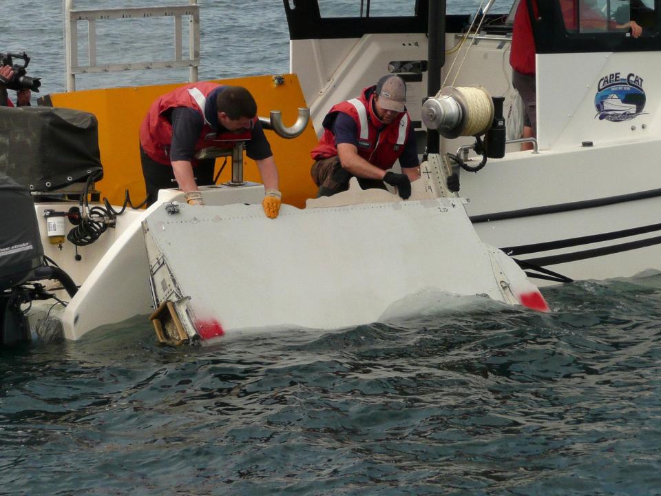 Only parts of the wreckage have been found - more than four years after the disaster