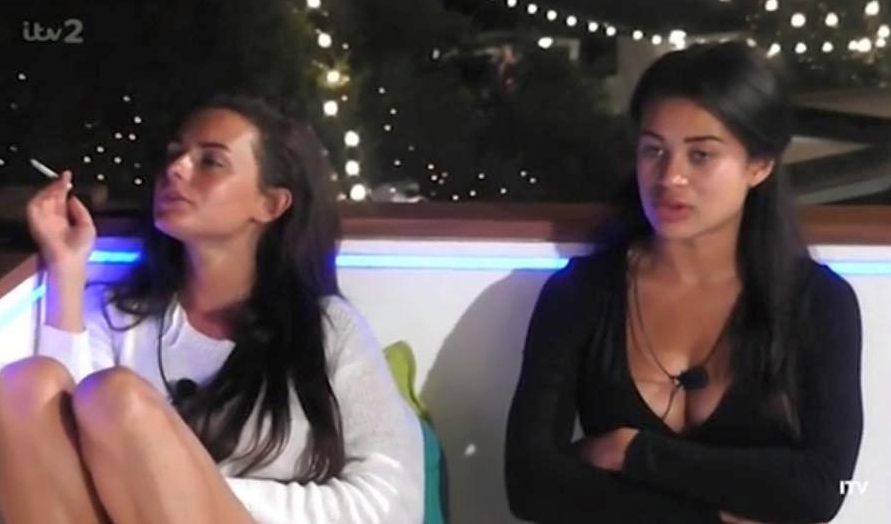  Along with many of her fellow islanders, Amber was shown smoking on screen last year