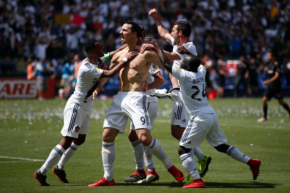  The former Manchester United striker made the move to the LA Galaxy in March
