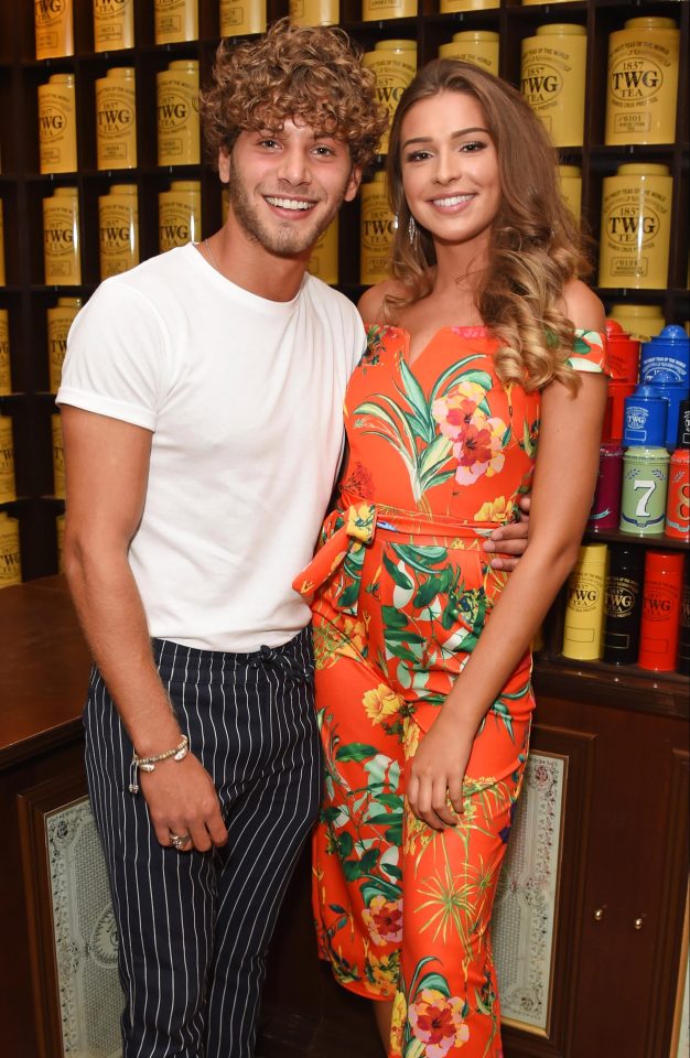  Eyal Booker and Zara McDermott at Monday night's TWG Tea Gala Event in Leicester Square