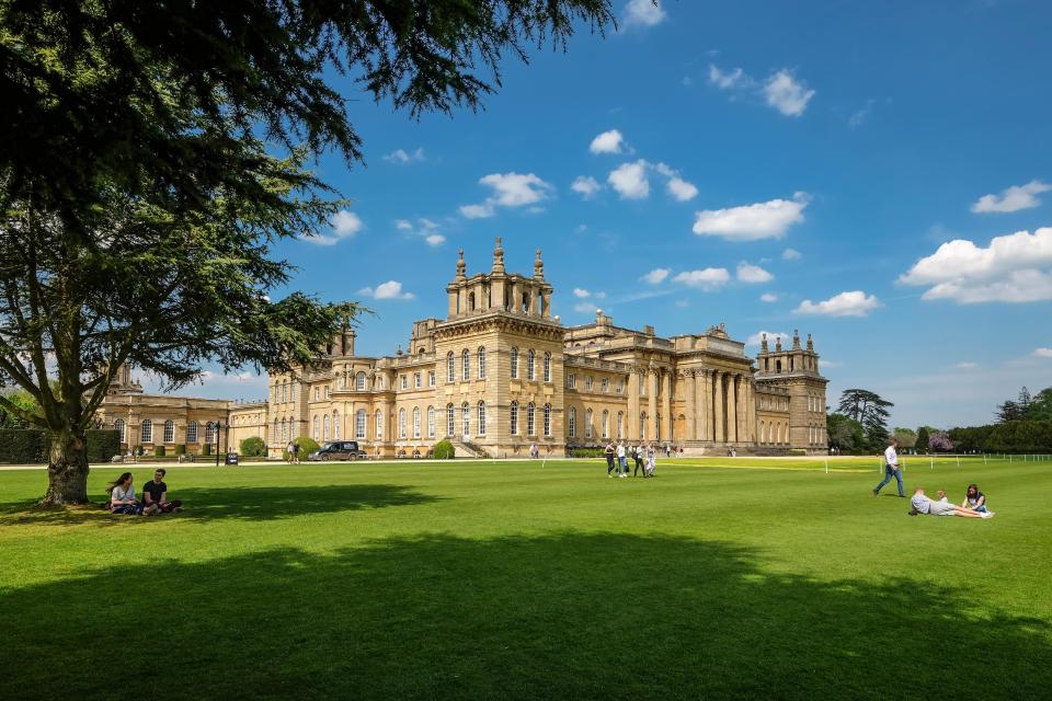  President Trump's first stop will be at Blenheim Palace on Thursday - the birthplace of Winston Churchill