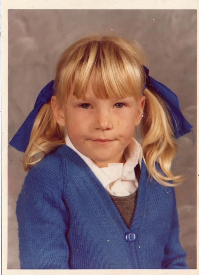  Dawn aged seven when she attended Durrington Junior School