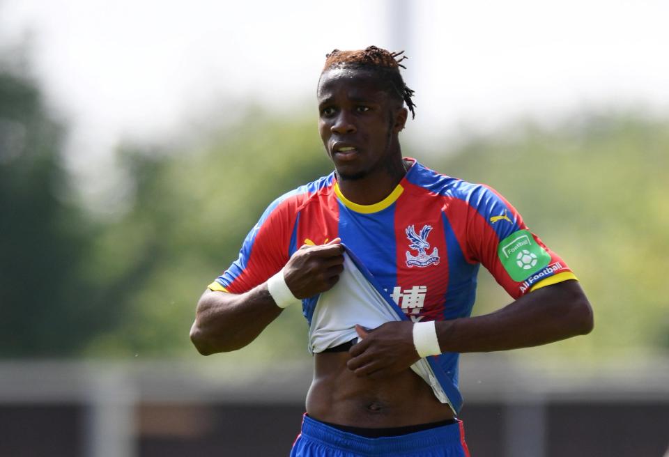 Wilfried Zaha scored a wonder-goal in training... but was it deliberate?