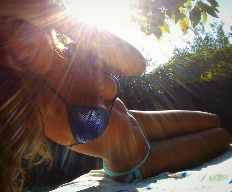  Repetto is known for her scantily-clad social media posts