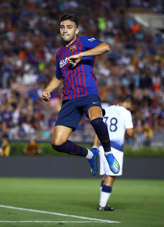  Munir El Haddadi opened the scoring for Barca